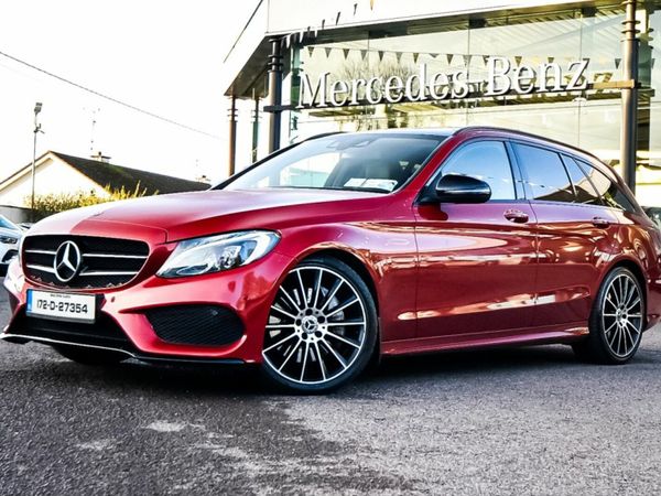 Mercedes-Benz C-Class Estate, Diesel, 2017, Red