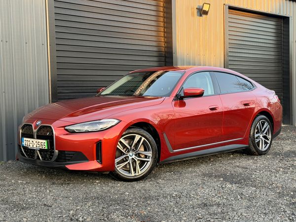 BMW i4 Hatchback, Electric, 2022, Orange