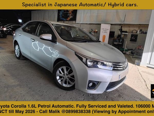 Toyota Corolla Saloon, Petrol, 2015, Silver