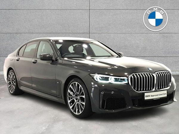 BMW 7-Series Saloon, Petrol Plug-in Hybrid, 2021, Grey