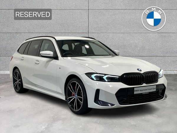 BMW 3-Series Estate, Petrol Plug-in Hybrid, 2024, White