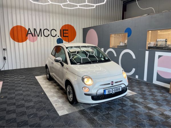 Fiat 500 Hatchback, Petrol, 2016, White