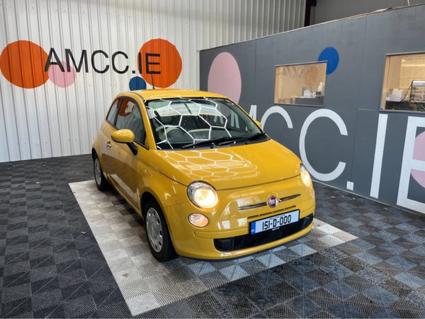 Fiat 500 Hatchback, Petrol, 2015, Yellow
