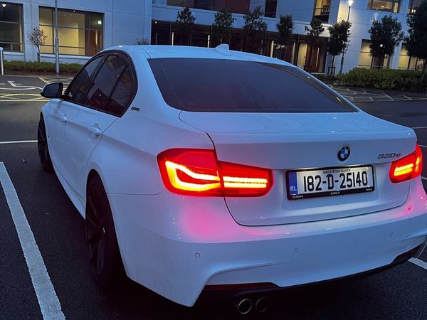 BMW 3-Series Saloon, Petrol Plug-in Hybrid, 2018, White