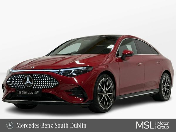 Mercedes-Benz CLA Saloon, Electric, 2026, Red