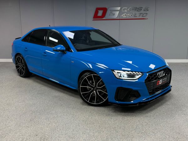 Audi A4 Saloon, Diesel Hybrid, 2022, Blue