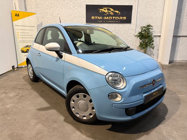 Fiat 500 Hatchback, Petrol, 2014, Blue