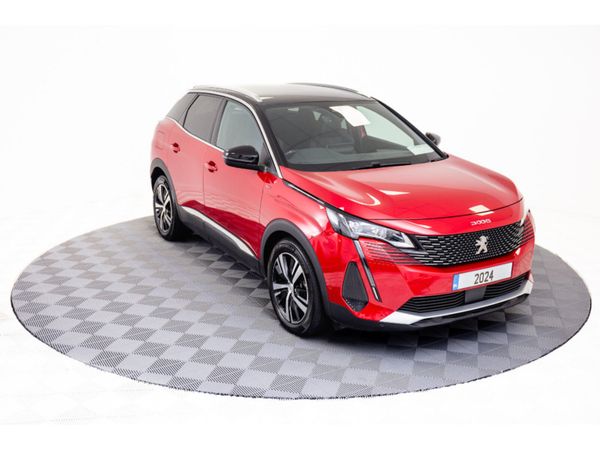 Peugeot 3008 SUV, Petrol Plug-in Hybrid, 2024, Red