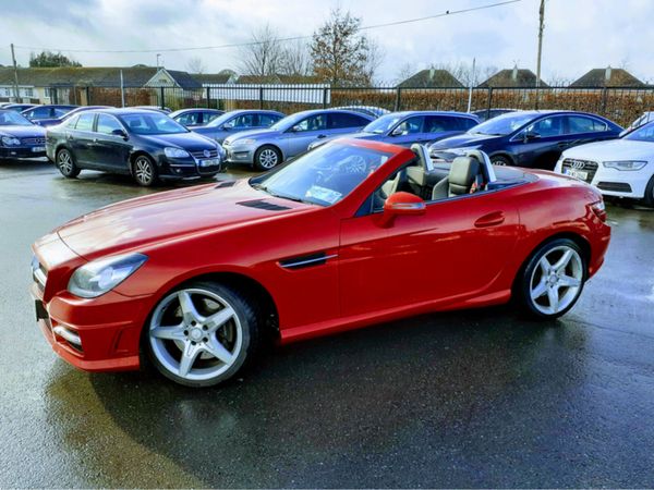 Mercedes-Benz SLK Convertible, Petrol, 2013, Red