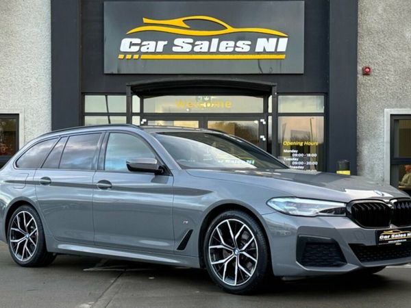 BMW 5-Series Estate, Diesel Hybrid, 2022, Grey