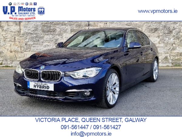 BMW 3-Series Saloon, Petrol Plug-in Hybrid, 2017, Navy