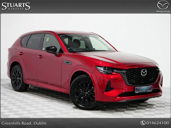 Mazda CX-60 Estate, Petrol Hybrid, 2023, Red