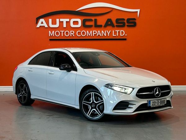 Mercedes-Benz A-Class Saloon, Petrol Plug-in Hybrid, 2022, White