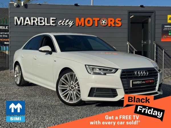 Audi A4 Saloon, Diesel, 2018, White