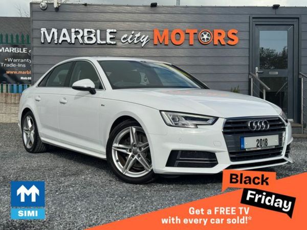 Audi A4 Saloon, Petrol, 2018, White