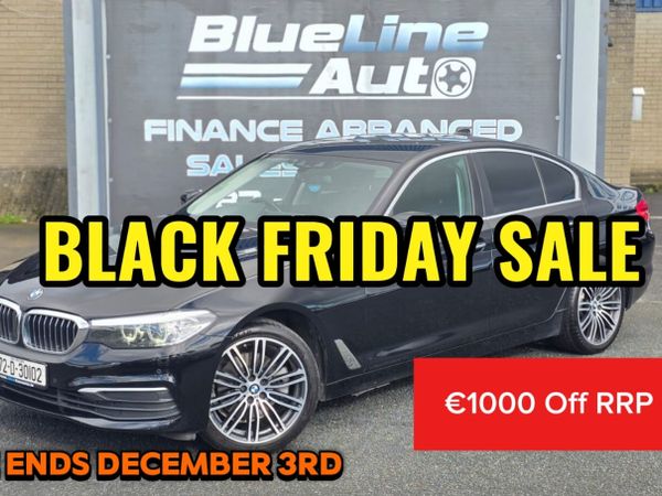 BMW 5-Series Saloon, Diesel, 2017, Black