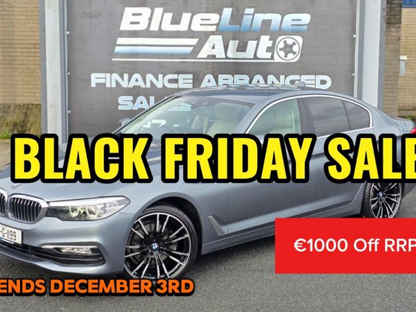 BMW 5-Series Saloon, Diesel, 2017, Grey