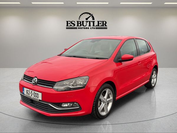 Volkswagen Polo Hatchback, Petrol, 2016, Red