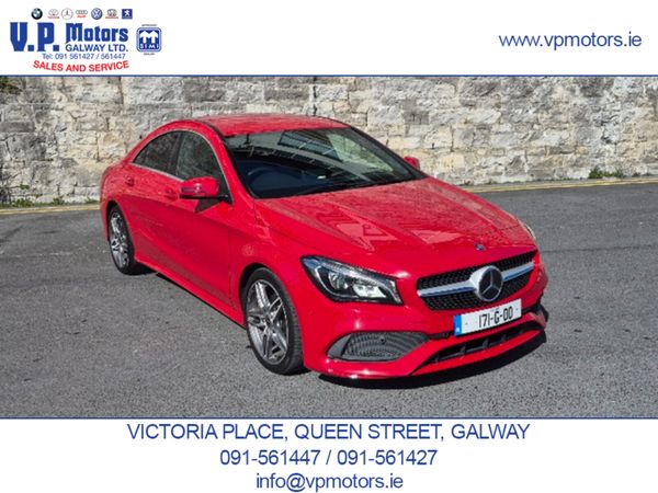 Mercedes-Benz CLA Saloon, Petrol, 2017, Red
