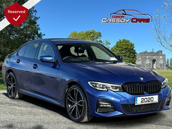 BMW 3-Series Saloon, Petrol Hybrid, 2020, Blue