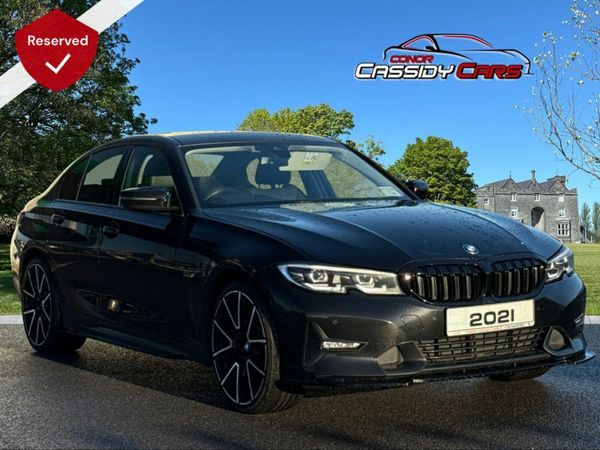 BMW 3-Series Saloon, Petrol Hybrid, 2021, Black