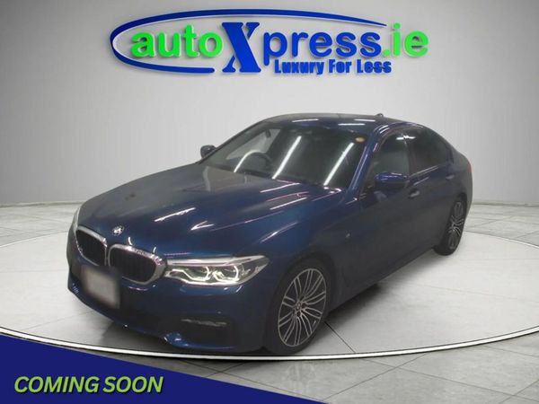 BMW 5-Series Saloon, Diesel, 2018, Blue