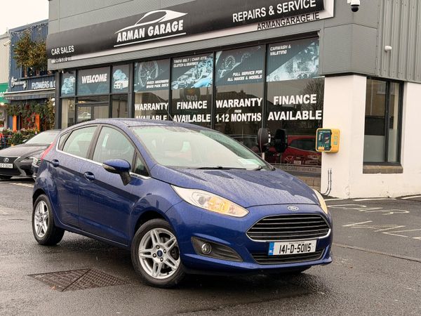 Ford Fiesta Hatchback, Petrol, 2014, Blue