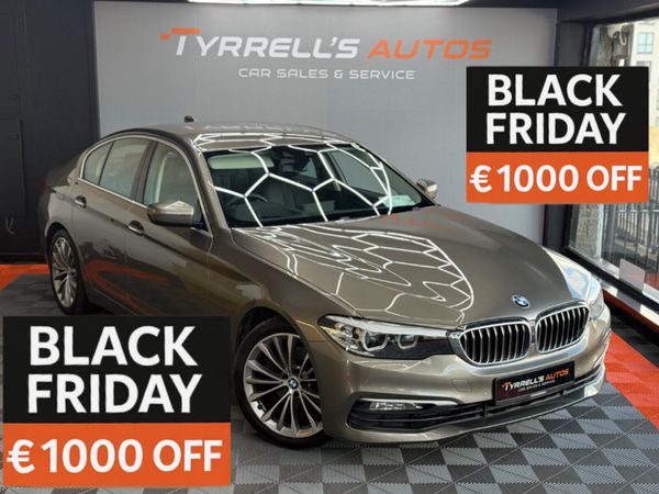 BMW 5-Series Saloon, Diesel, 2017, Gold