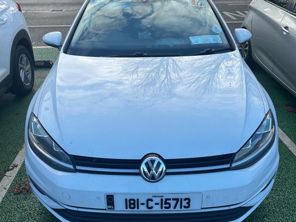 Volkswagen Golf Hatchback, Petrol, 2018, White
