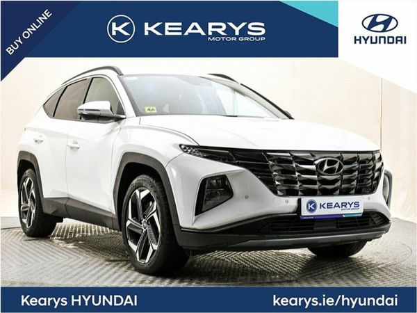 Hyundai Tucson SUV, Petrol Hybrid, 2023, White