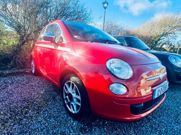 Fiat 500 Hatchback, Petrol, 2012, Red