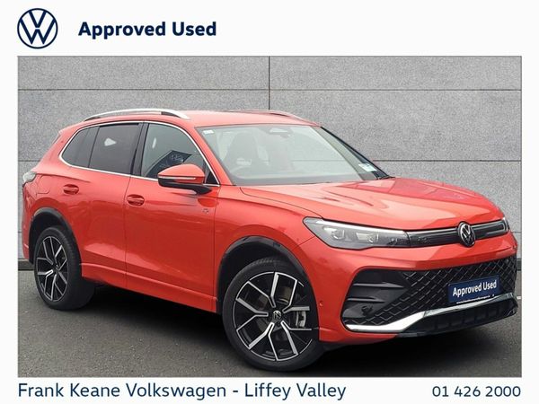 Volkswagen Tiguan SUV, Petrol Plug-in Hybrid, 2024, Red