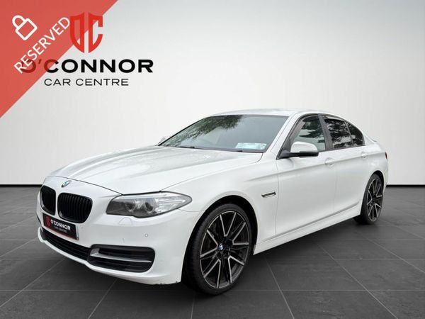 BMW 5-Series Saloon, Diesel, 2015, White