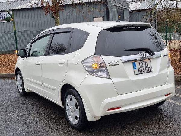 Honda Fit Hatchback, Petrol Hybrid, 2012, White