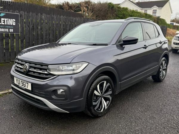 Volkswagen T-Cross SUV, Petrol, 2023, Grey
