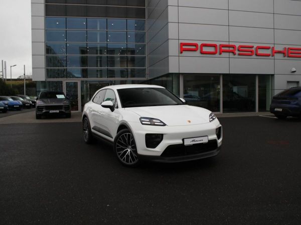 Porsche Macan SUV, Electric, 2025, White