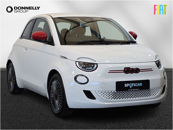 Fiat 500 Hatchback, Electric, 2021, White
