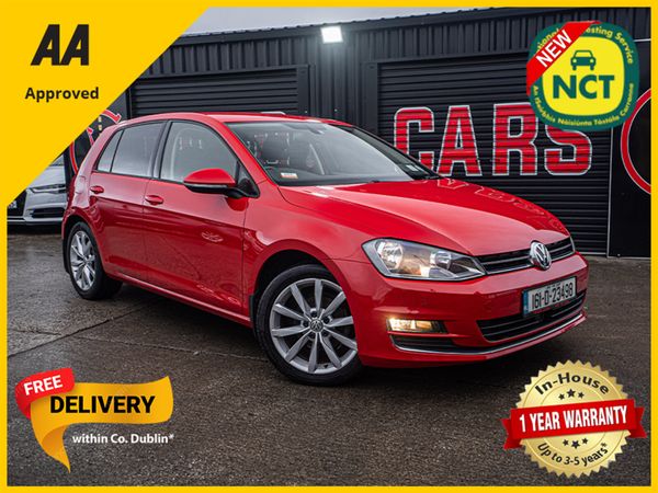 Volkswagen Golf Estate, Petrol, 2016, Red