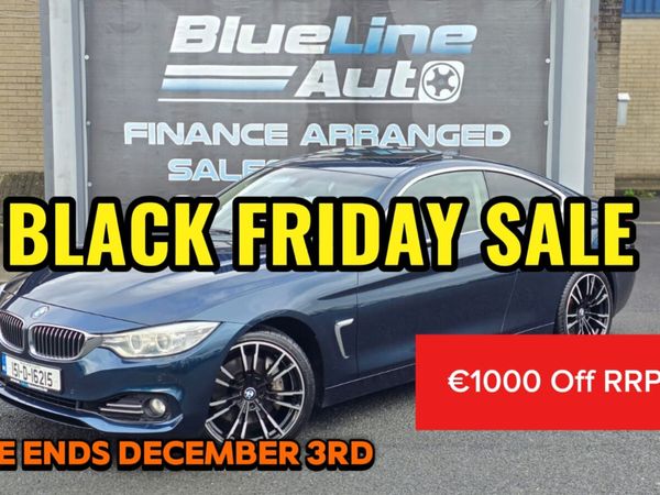 BMW 4-Series Coupe, Petrol, 2015, Blue