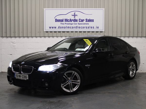 BMW 5-Series Saloon, Diesel, 2015, Black