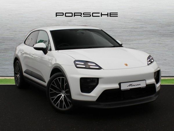 Porsche Macan SUV, Electric, 2025, White