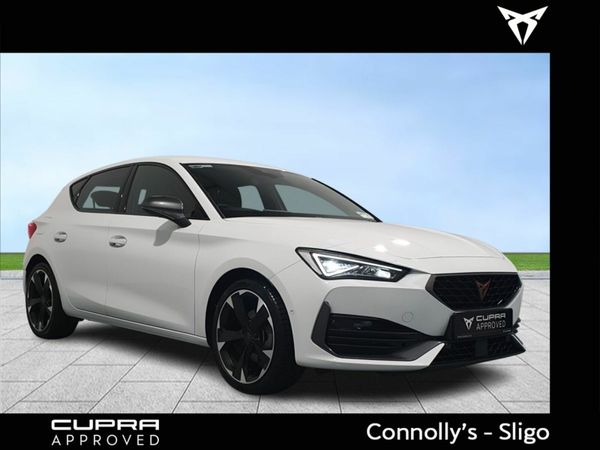 Cupra Leon Hatchback, Petrol Hybrid, 2024, White
