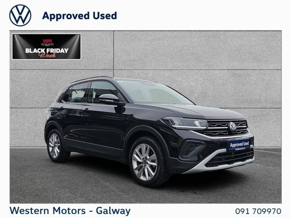 Volkswagen T-Cross SUV, Petrol, 2025, Black