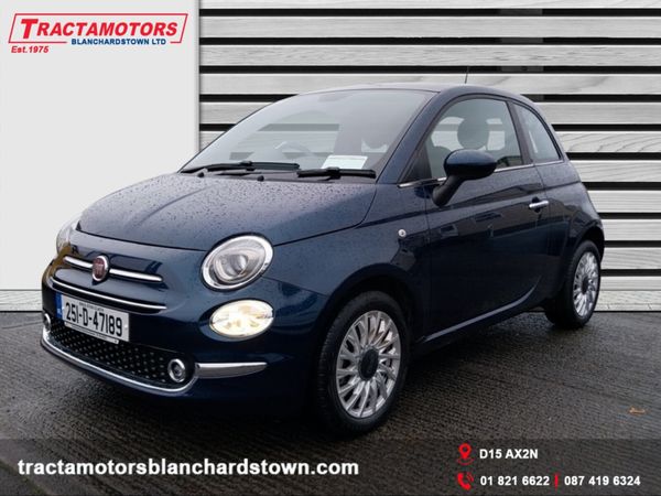 Fiat 500 Hatchback, Petrol, 2025, Blue