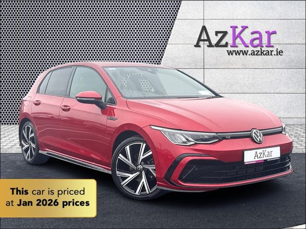 Volkswagen Golf Hatchback, Petrol, 2021, Red