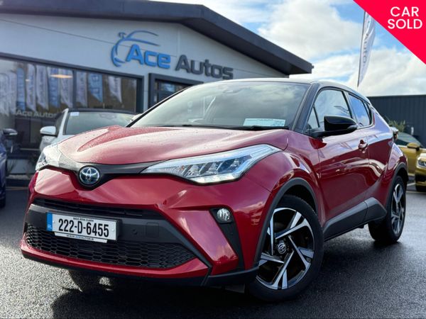 Toyota C-HR SUV, Petrol Hybrid, 2022, Red