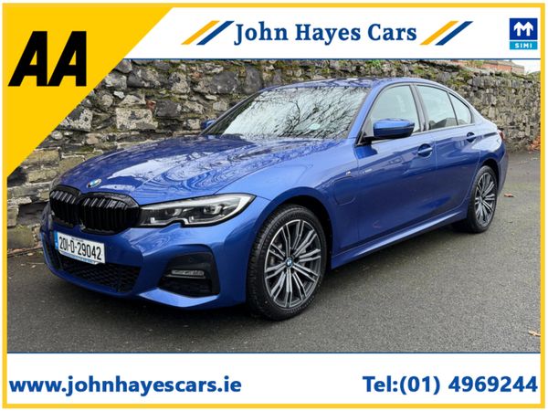 BMW 3-Series Saloon, Petrol Plug-in Hybrid, 2020, Blue