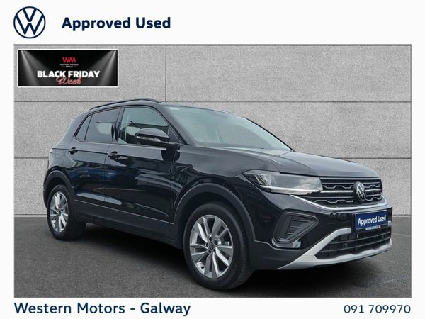 Volkswagen T-Cross SUV, Petrol, 2025, Black