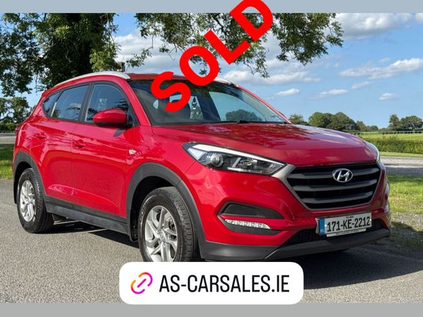 Hyundai Tucson SUV, Diesel, 2017, Red