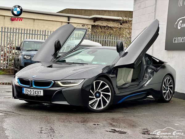 BMW i8 Coupe, Petrol Plug-in Hybrid, 2017, Grey